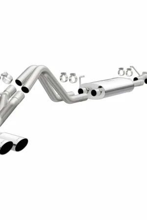Magnaflow MagnaFlow 14 Toyota Tundra V8 4.6L/5.7L Stainless C/b Exhaust Dual same side pass. rear tire Fresh Stock