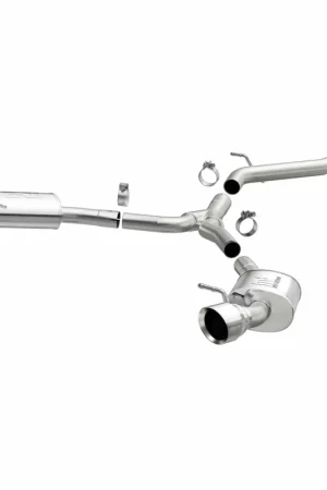 One Day Deal Magnaflow MagnaFlow CatBack 18-19 Audi A5 Dual Exit Polished Stainless Exhaust - 3in Main Piping Diameter