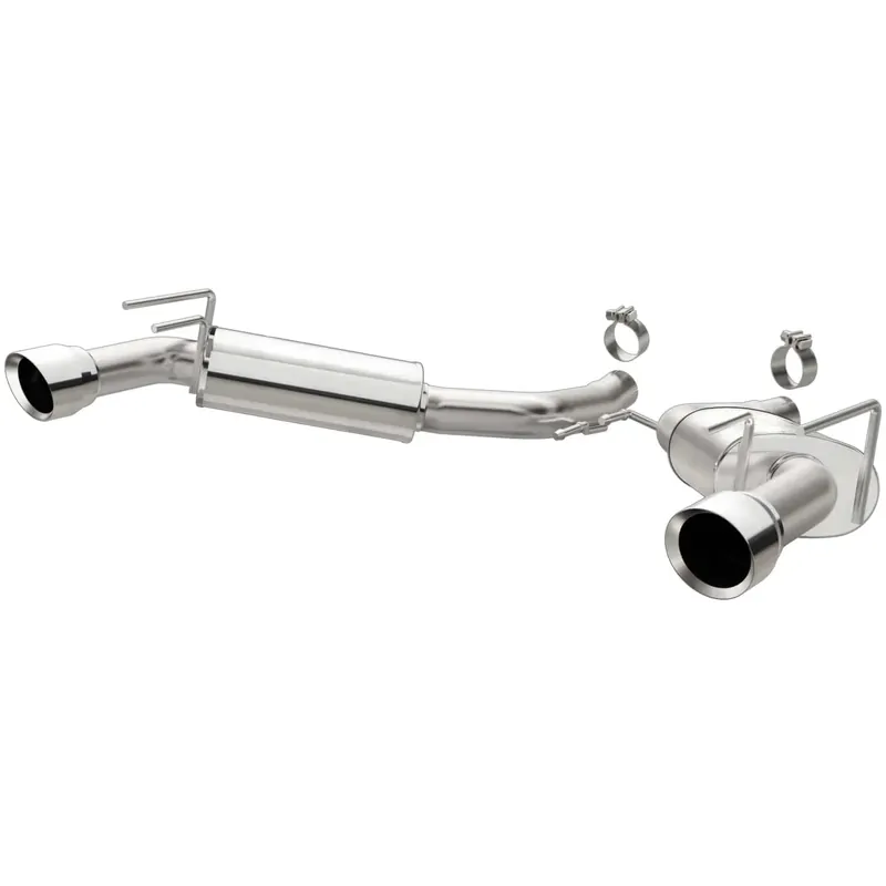 Buy Direct Magnaflow MagnaFlow Street Series Axle Back 14-15 Chevy Camaro 6.2L V8 SS Polished Dual Split Rear Exit