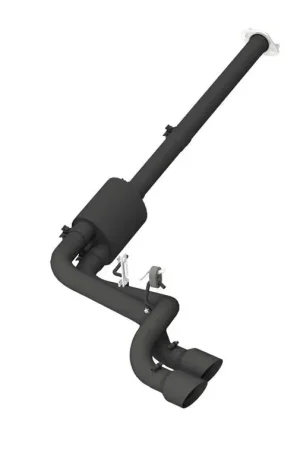 MBRP MBRP 09-14 Ford F150 Pre-Axle 4.5in OD Tips Dual Outlet 3in Black Coated Cat Back Exhaust Limited Offer