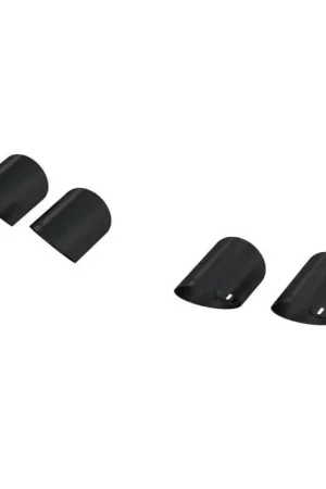 MBRP MBRP 15-24 Ford Mustang T304 SS 4in OD / 6.5in Length Quad Tip Cover Kit - Black Tip Deal