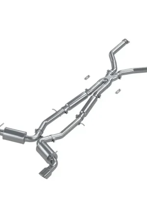 Cheap MBRP MBRP 17+ Infiniti Q60 3.0L RWD/AWD 3in Cat-Back Dual Split Rear Street Version w/4.5in OD Tips -T304