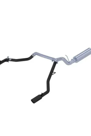 MBRP MBRP 19-20 Ford Ranger 2.3L 3in Dual Split Rear Outlet 4in OD Tips Black Coated Cat Back Exhaust Popular