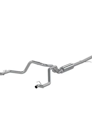 MBRP MBRP 2019 Chevrolet Silverado 1500 4.3L/5.3L 2.5in Cat Back Dual Rear Exit - Aluminized High Quality