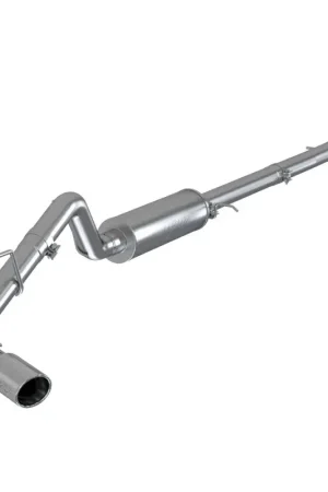 MBRP MBRP 2019 Ford Ranger Ecoboost 2.3L 4in OD Tip Single Side Exit 3in AL Cat Back Luxury