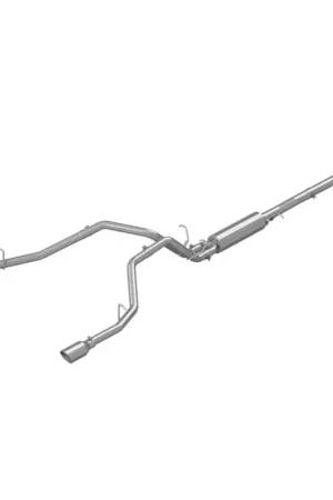Get Yours MBRP MBRP 2019 Ram 1500 5.7L (CrewCab & QuadCab ONLY) 2.5in Cat Back Dual Split Rear w/ 4.5in Tip - T304