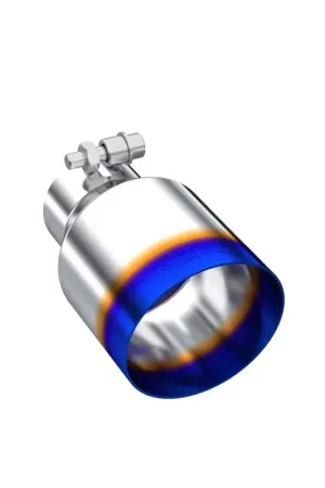 Last Chance MBRP MBRP Burnt End Tip 2.5 ID 4 ID Out 6.5 length Single Wall Angle Cut 304 Stainless Steel