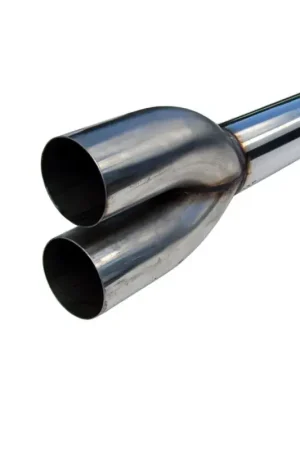 MBRP MBRP Universal (not 6.4L Ford Chevy LMM or 6.6L Dodge) Dual Muffler Delete Pipe 4 Inlet /Outlet 27 Fan Favorite