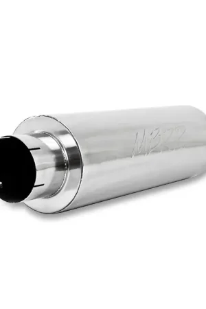 Last Chance MBRP MBRP Universal Quiet Tone Muffler 5in Inlet /Outlet 8in Dia Body 31in Overall