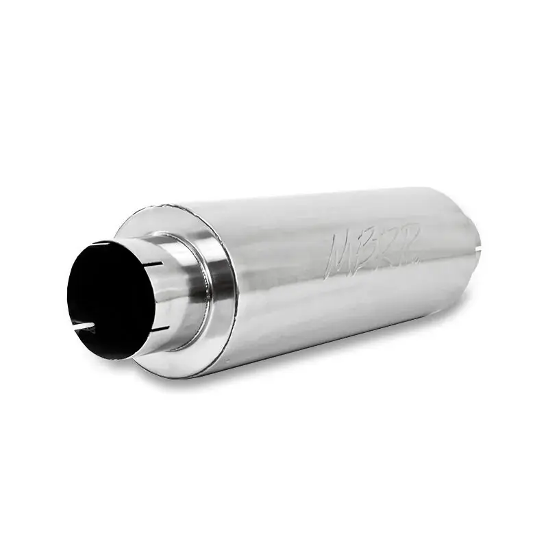 Last Chance MBRP MBRP Universal Quiet Tone Muffler 5in Inlet /Outlet 8in Dia Body 31in Overall