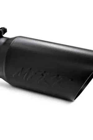 MBRP MBRP Universal Tip 5 O.D. Dual Wall Angled 4 inlet 12 length - Black Finish Last Chance
