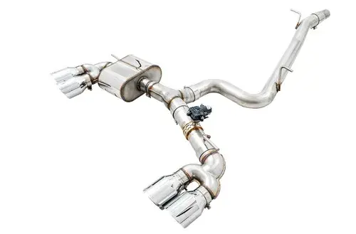 Modern AWE Tuning Mk7 Golf R SwitchPath Exhaust w/Chrome Silver Tips 102mm