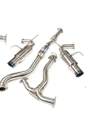 Invidia N1 Turbo Back Exhaust w/Ti Tips (WRX VA 15-21 (Manual)) Weekend Sale