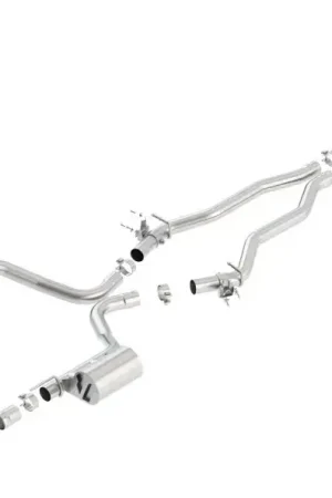 Sale Borla Exhaust No Tip Single Split Rear Exit Atak w/Valves Exhaust (Charger 15-23)