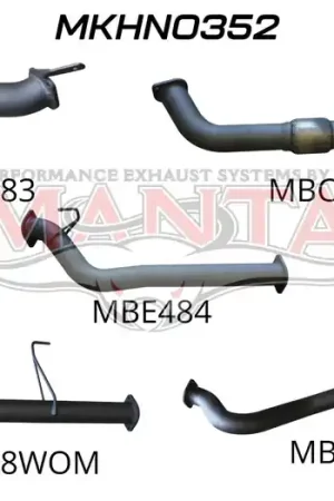 Manta Performance Non CR with Cat & without Muffler (Rodeo RA 03-08) Final Sale
