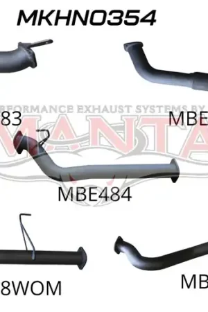 Manta Performance Non CR without Cat & without Muffler (Rodeo RA 03-08) Clearance
