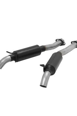 Free Delivery Flowmaster Outlaw Cat-back Exhaust System Fits 1986-2004 Ford Mustang, GT, LX, and Cobra models with a 4.6L or 5.0L engine. - Aggressive sound