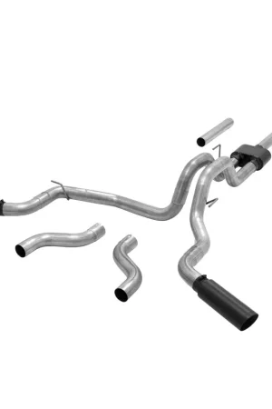 Authentic Flowmaster Outlaw Cat-back Exhaust System Fits 2015-2020 Ford F-150 with 2.7L/3.5L Ecoboost, 3.5L TiVCT or 5.0L engine. - Aggressive sound