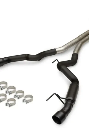 Price Drop Flowmaster Outlaw Cat-Back Exhaust System Fits 2024 Ford Mustang GT 5.0-liter, Outlaw Cat-Back 3.0-inch Stainless Steel Exhaust System, 4.0-inch Dual Black Tips