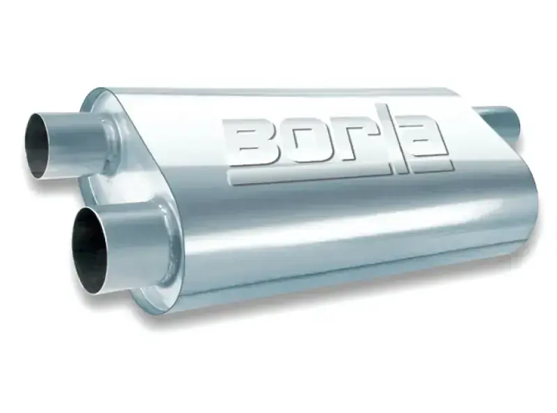 Don’t Miss Out Borla Exhaust Oval Transverse 2.5in Inlet/Outlet 19in x 10.25in x 5.5in Turbo XL Muffler