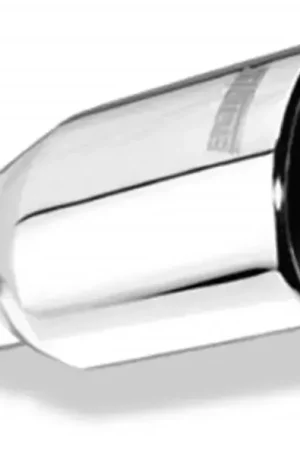 Borla Exhaust Polished Tip Single Round Rolled Angle-Cut w/Clamp Grab Now
