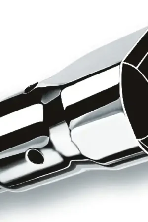 Borla Exhaust Polished Tip Single Square Angle-Cut Intercooled - Inlet 2 1/2in. Outlet 2 7/8 x 2 3/ Special Discount