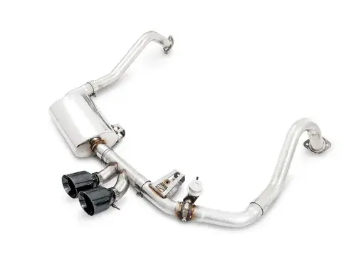 Get Yours AWE Tuning Porsche 718 Boxster / Cayman SwitchPath Exhaust (PSE Only) - Diamond Black Tips