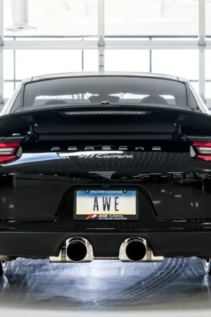 AWE Tuning Porsche 911 (991.2) Carrera / S SwitchPath Exhaust for PSE Cars - Chrome Silver Tips Super Sale