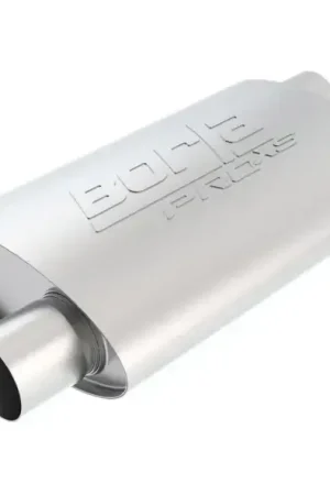 Borla Exhaust Pro-XS Muffler - Offset/Offset Oval 2.5in Handmade