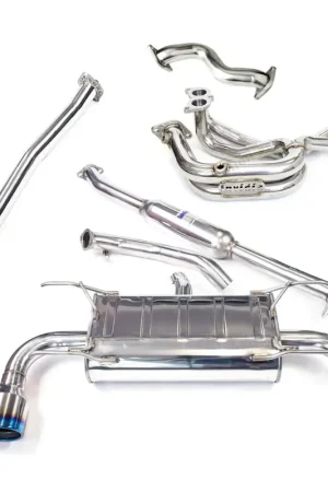 Direct From Factory Invidia Q300 Engine Back Exhaust w/Equal Headers (BRZ 12-21/86 12-24) - 6MT