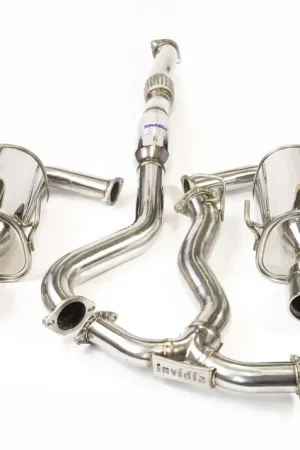 Invidia Q300 Turbo Back Exhaust w/SS Tips (WRX Sedan 08-10/Forester XT SH 08-13 5AT) Limited Edition