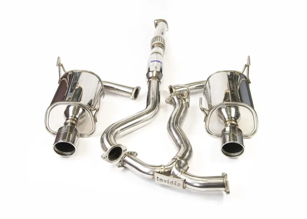 Invidia Q300 Turbo Back Exhaust w/SS Tips (WRX Sedan 08-10/Forester XT SH 08-13 5AT) Limited Edition