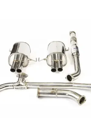 Invidia Q300 Turbo-Back w/Straight Cut Polished Tips (Liberty 04-08) Fresh Stock