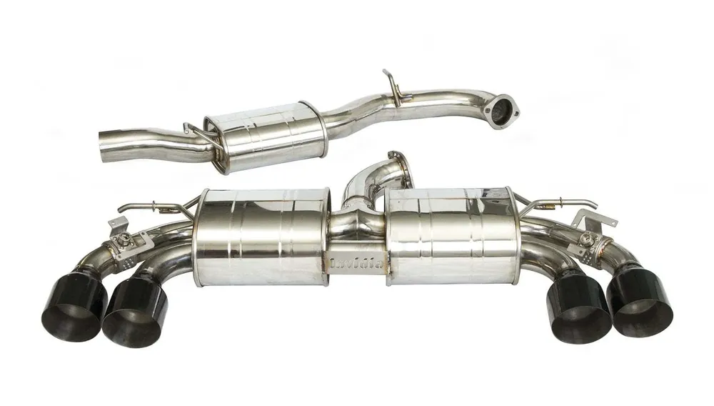 Invidia R400 "Signature Edition" Valved Cat Back Exhaust w/Round Black Tips (Golf R Mk8 19-24) Top Pick
