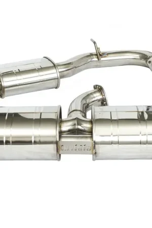 Hot Deal Invidia R400 Signature Edition Valved Turbo Back Exhaust with Round Black Tips (Golf R 17-20)