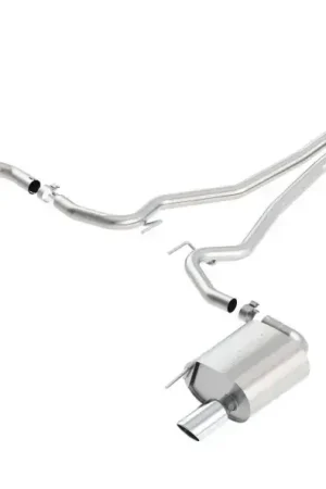 Borla Exhaust S Type Cat Back 2.25in Pipe 4in Tip (Mustang Ecoboost 15-23) Budget
