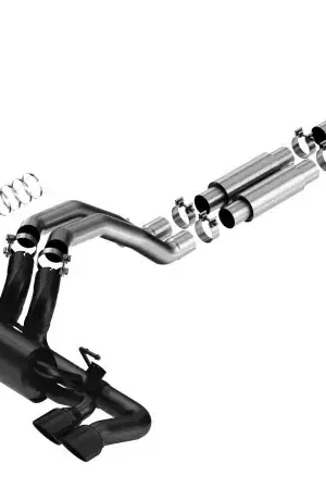 Borla Exhaust S-Type Cat-Back Exhaust - Coated Black (Wrangler 21-23) Fast Shipping