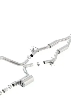 Borla Exhaust S-Type Cat-Back Exhaust Single Split Rear Exit - No Tip (Challenger 15-23) Instant Buy