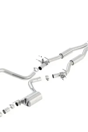Borla Exhaust S-Type Cat-Back Exhaust w/Valves Factory Bezel (Challenger 15-23) Free Shipping