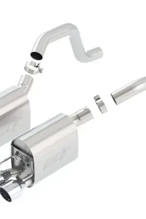 Borla Exhaust S-Type II Rear Section Exht Dual Rd Rolled Tips (Corvette 06-13) Clearance