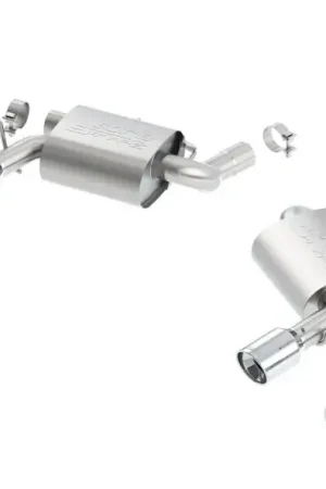 Exclusive Borla Exhaust S-Type Quad RD RL Tips Dual Exit Rear Section Exhaust w/Dual NPP (Camaro 16-23)