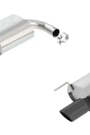 Special Discount Borla Exhaust S-Type Rear Section 2.5in Pipe 4in Tip - Black Chrome (Mustang GT 15-17)