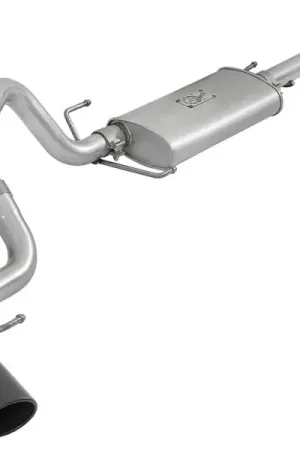 Hassle-Free Returns aFe Scorpion 2.5" Aluminized Steel Cat-Back Exhaust System (Wrangler JK 2 Door 07-18)