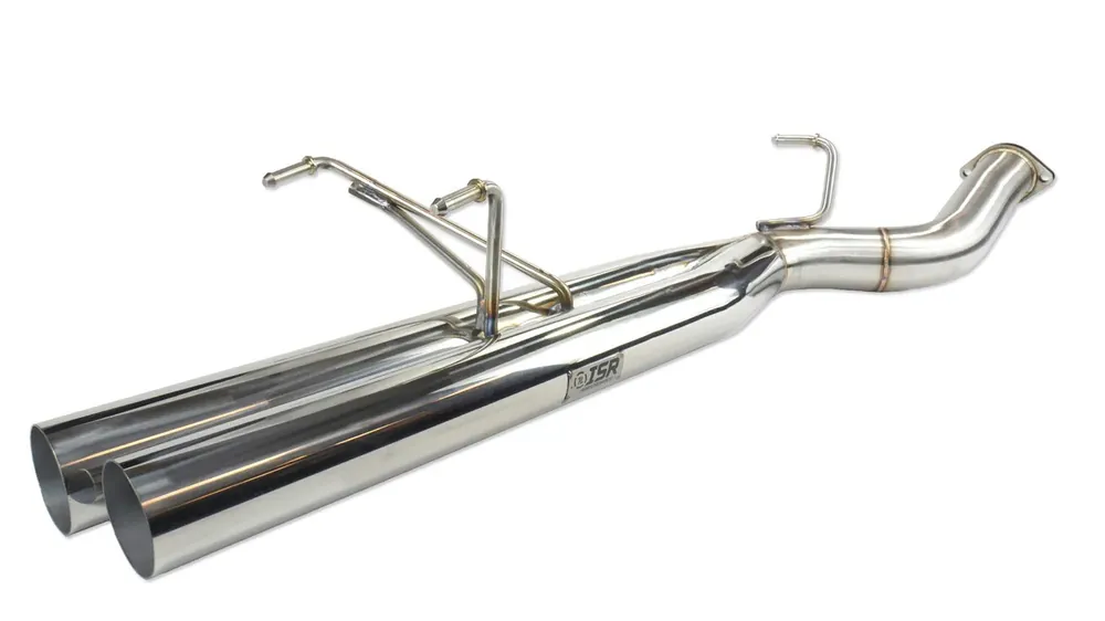 Deal ISR Performance Series II - EP Dual Tip Blast Pipe Exhaust System - Resonated - 95-98 Nissan 240sx