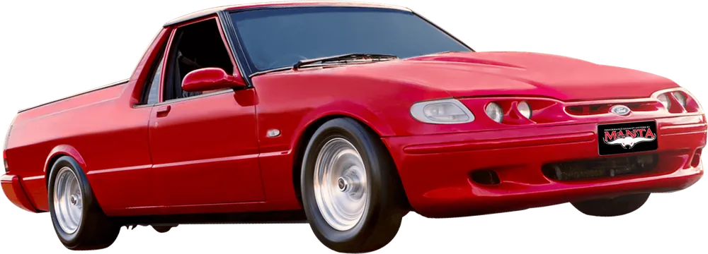 Modern Manta Performance Single 2.5in Cat Back Aluminised Steel - Medium (Falcon XH 96-99)