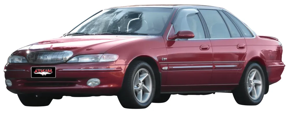 Final Sale Manta Performance Single 2.5in Full System with Extractors Aluminised Steel - Medium (Fairlane/LTD 03-07)