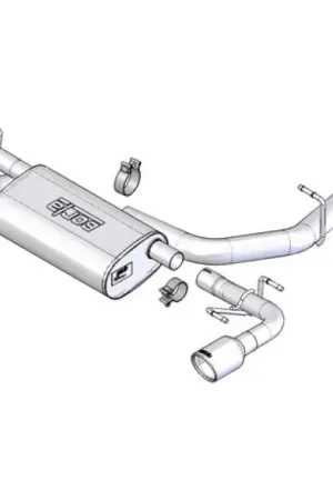 Borla Exhaust Single Round Rolled Angle-Cut Cat-Back Exhaust (RX-8 03-09) Save Now