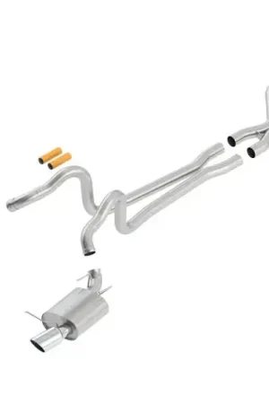 Worldwide Shipping Borla Exhaust Single Split Rear Exit Atak Cat-Back Exhaust (Mustang GT 13-14/Boss 302 13-14)