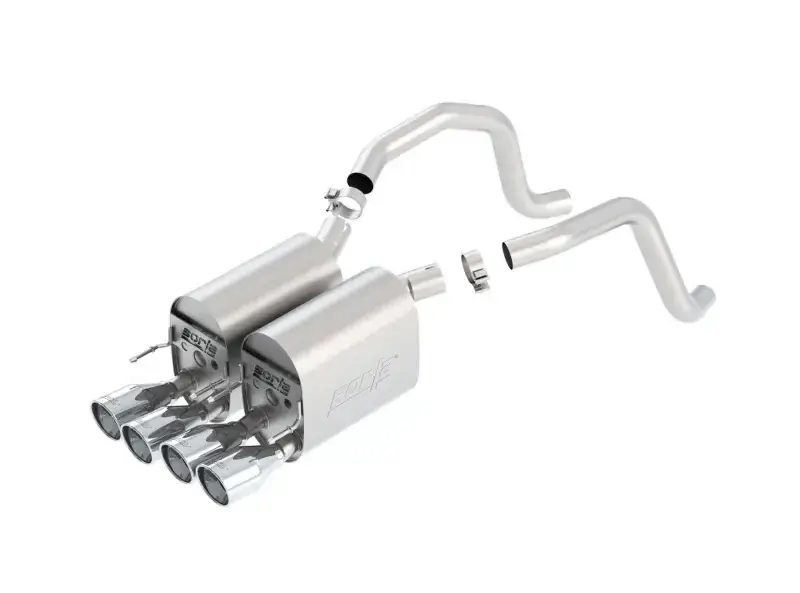 Hot Deal Borla Exhaust Stainless Steel Exhaust - Rear Section Only (Corvette 05-08)