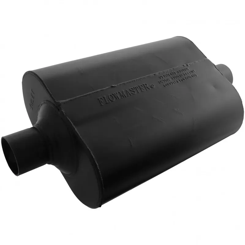 Seasonal Sale Flowmaster Super 40 Series Chambered Muffler Super 40 - 2.25 Center In / 2.25 Center Out - Aggressive Sound